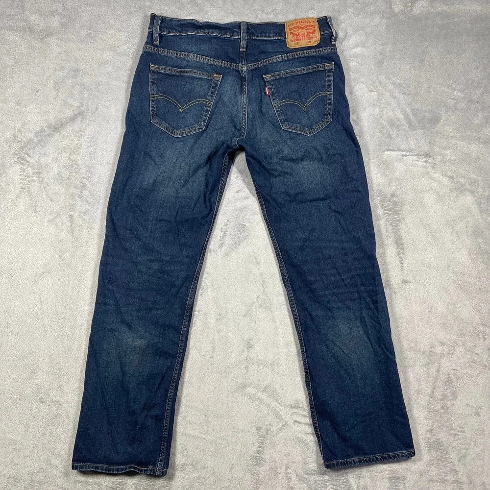 Levi's 541 Athletic Taper Jeans Mens 32x32(31) Blue Dark Wash Waterless Denim